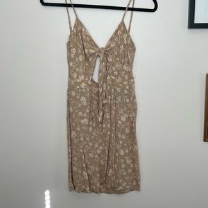 Blue Life Cutout Floral Mini